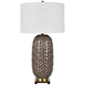 Image1 of Crestview Collection Korbel 31 1/2" Champagne Gray Table Lamp