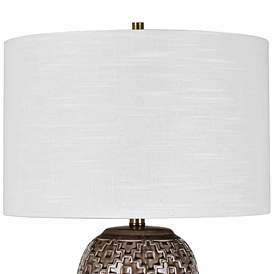 Image2 of Crestview Collection Korbel 31 1/2" Champagne Gray Table Lamp more views