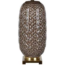 Image3 of Crestview Collection Korbel 31 1/2" Champagne Gray Table Lamp more views