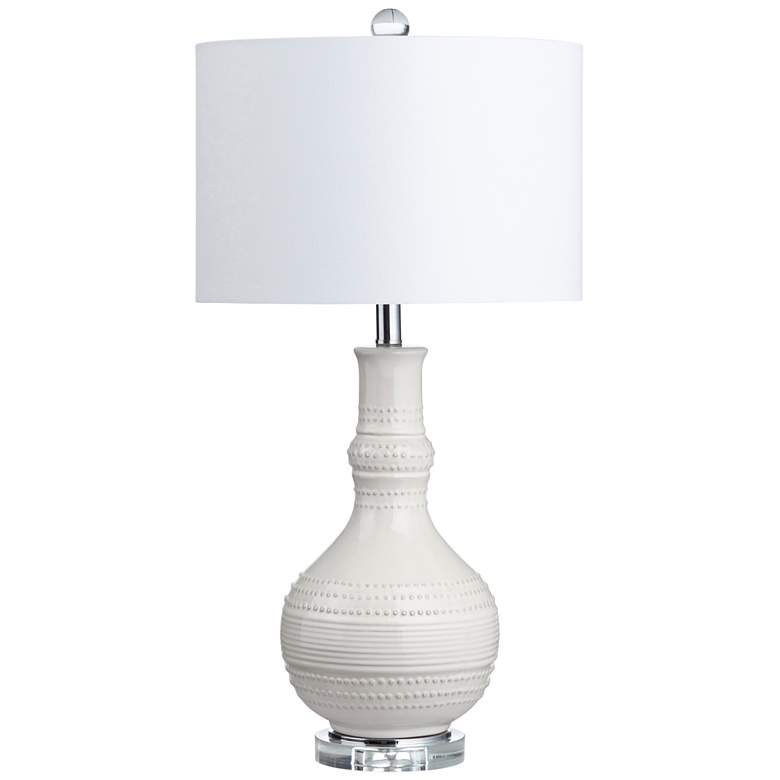 Image 1 Crestview Collection Landry Vase Shaped Ceramic Table Lamp
