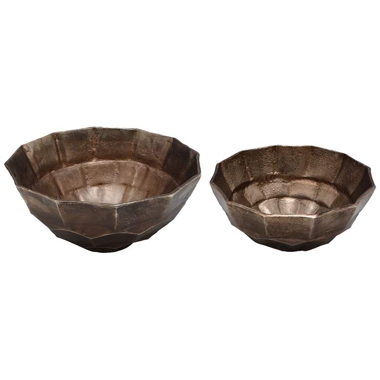 Image 1 Crestview Collection Lark Bronze Decorative Bowls Set of 2