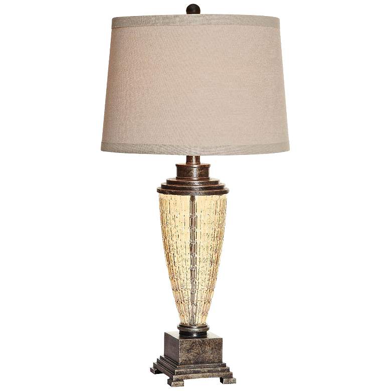 Image 1 Crestview Collection Laurel Champagne Glass Urn Table Lamp