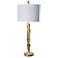 Crestview Collection Lawrence Gold Leaf Modern Table Lamp