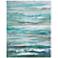 Crestview Collection Layered 48" High Hand-Painted Wall Art