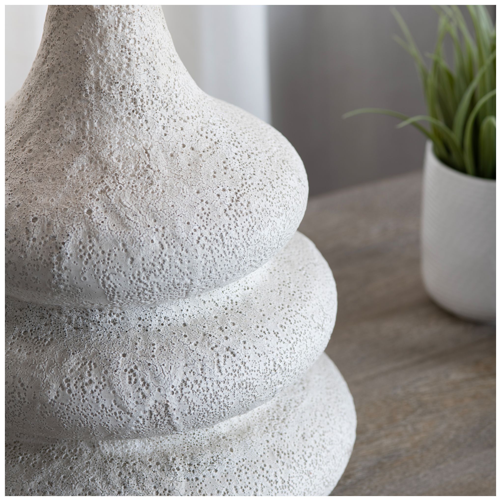 Thumbnail4 of Crestview Collection Ledger Triple Stacked Ovoids Ceramic Table Lamp more views