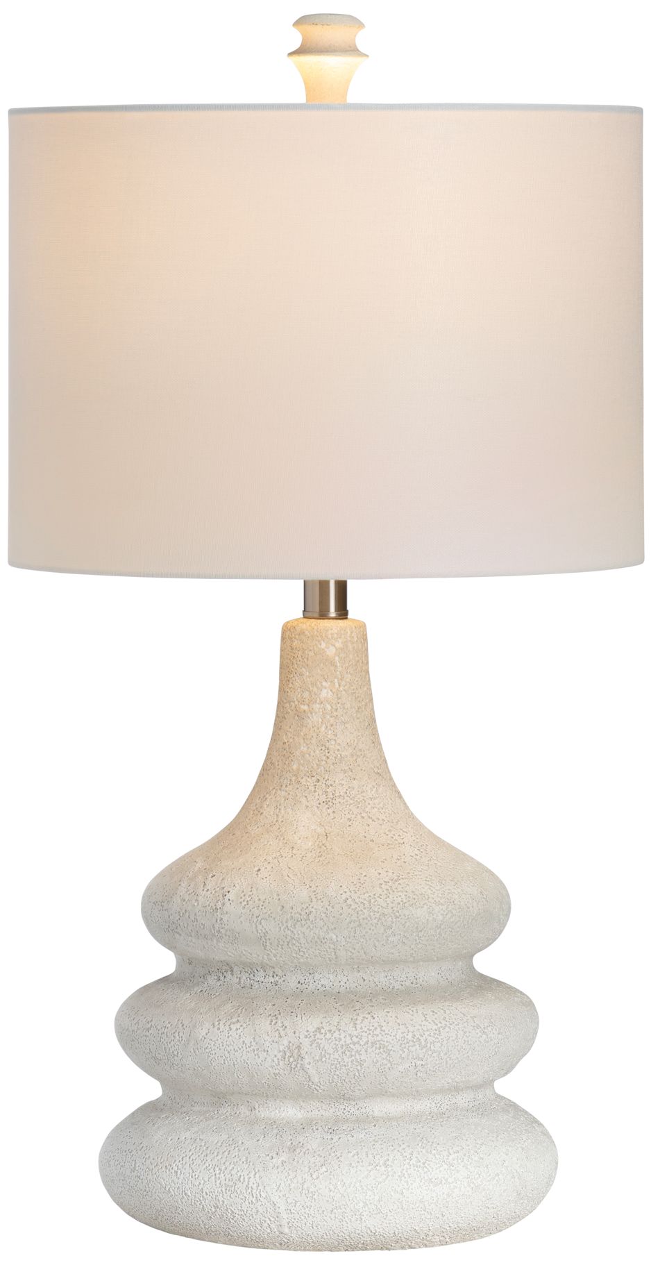Crestview Collection Ledger Triple Stacked Ovoids Ceramic Table Lamp