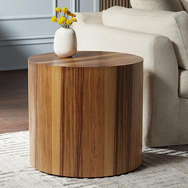 Crestview Collection Limba 23 1/4" Wide Brown End Table