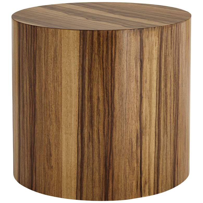 Image 3 Crestview Collection Limba 23 3/4 inch Wide Brown End Table