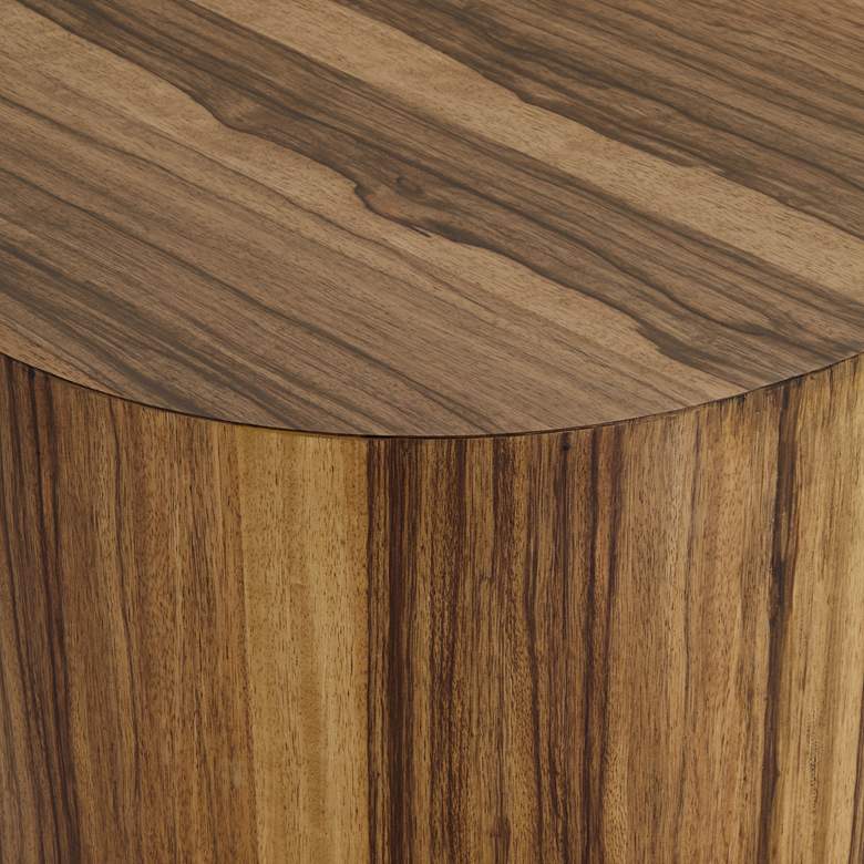 Image 4 Crestview Collection Limba 23 3/4" Wide Brown End Table more views