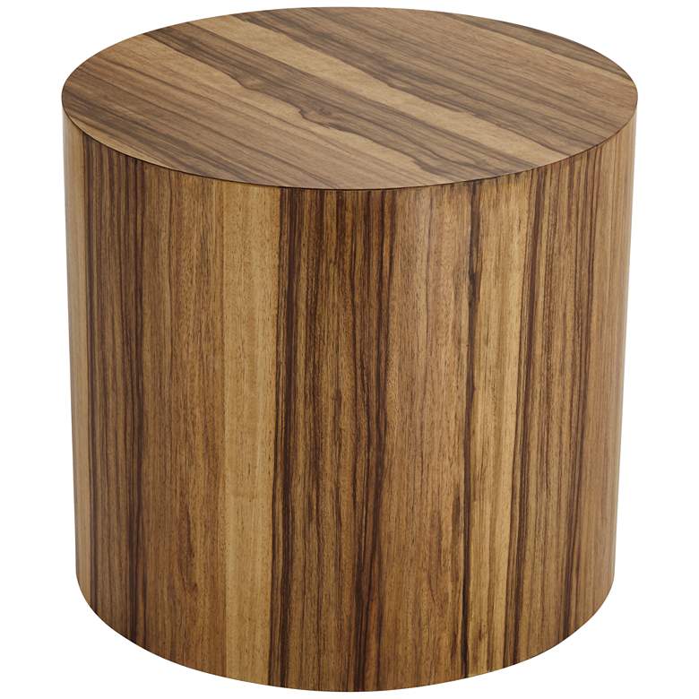 Image 5 Crestview Collection Limba 23 3/4" Wide Brown End Table more views