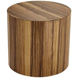 Image5 of Crestview Collection Limba 23 3/4" Wide Brown End Table more views