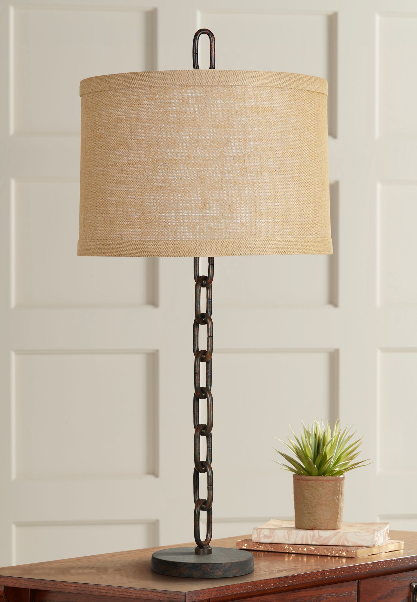 Crestview Collection Link Rustic Table Lamp 9D219 Lamps Plus