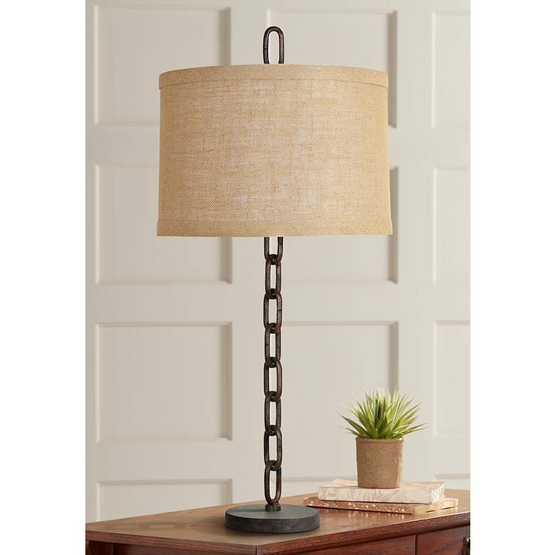 Image 1 Crestview Collection Link Rustic Table Lamp