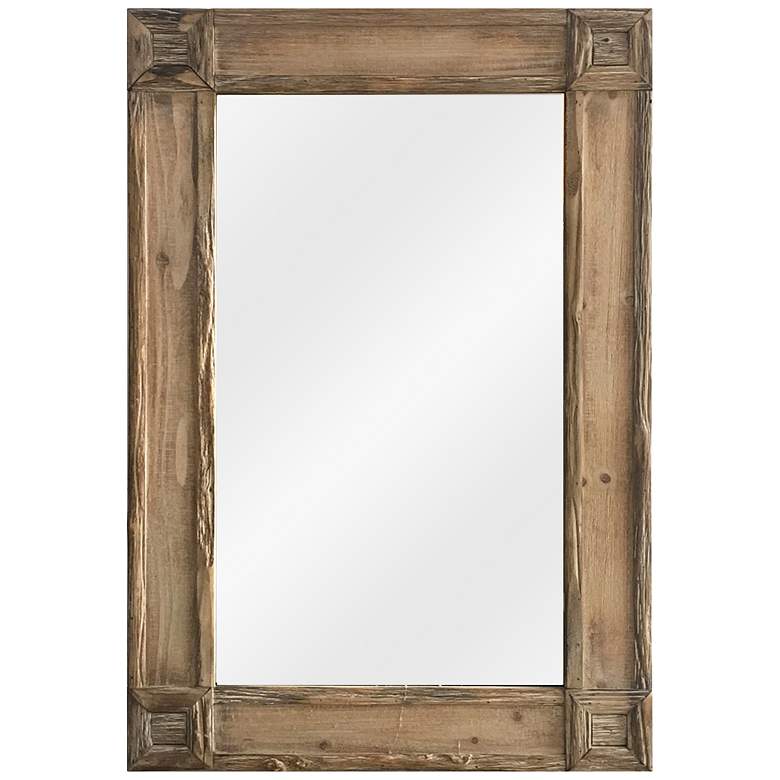 Image 1 Crestview Collection Madison Wood 22 1/4 inch x 34 inch Mirror