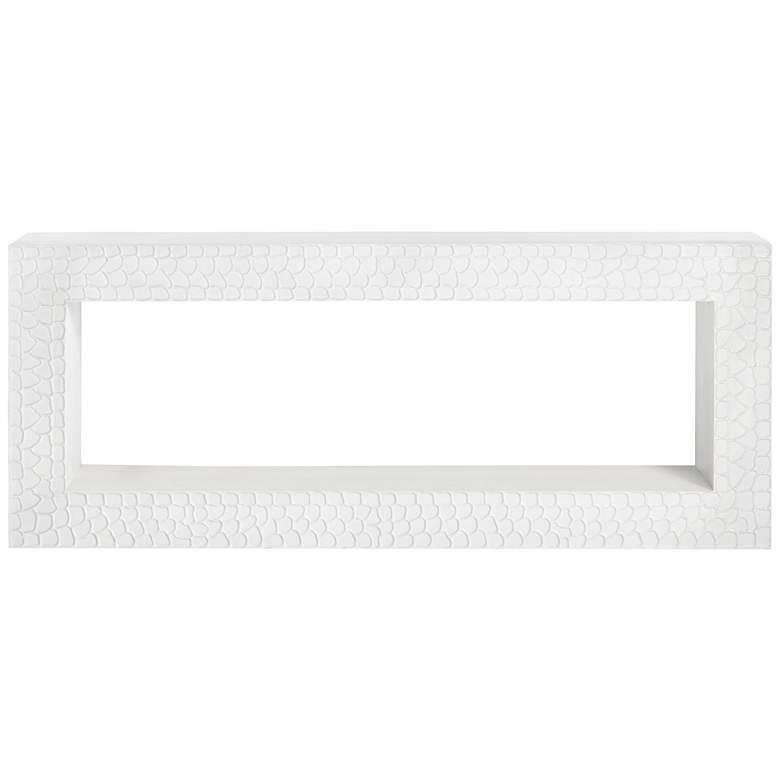 Image 1 Crestview Collection Malibu Scraped Console Table
