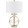 Crestview Collection Marlowe Concentric Circles Metal Table Lamp