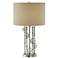 Crestview Collection Maya Chrome and Crystal Table Lamp
