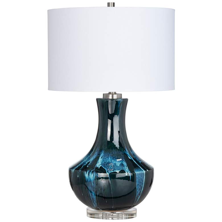 Image 1 Crestview Collection Maya Glazed Table Lamp