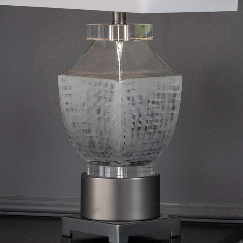Image 3 Crestview Collection McCance Glass Table Lamp more views