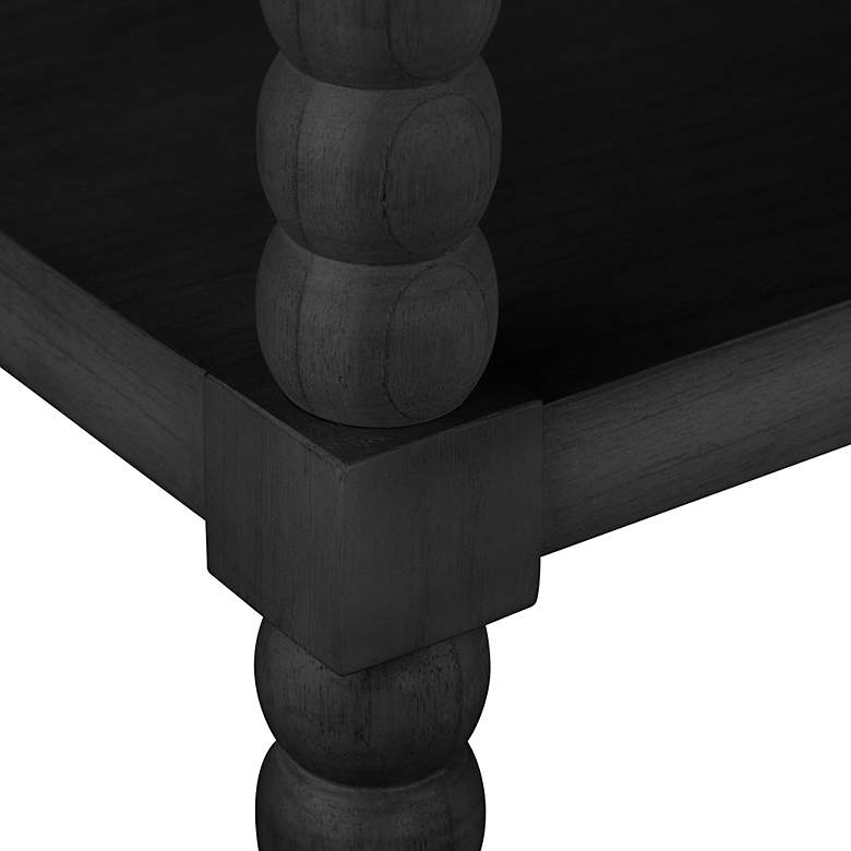 Image 3 Crestview Collection Meridian 31 1/2"W Black 4-Shelf Etagere more views