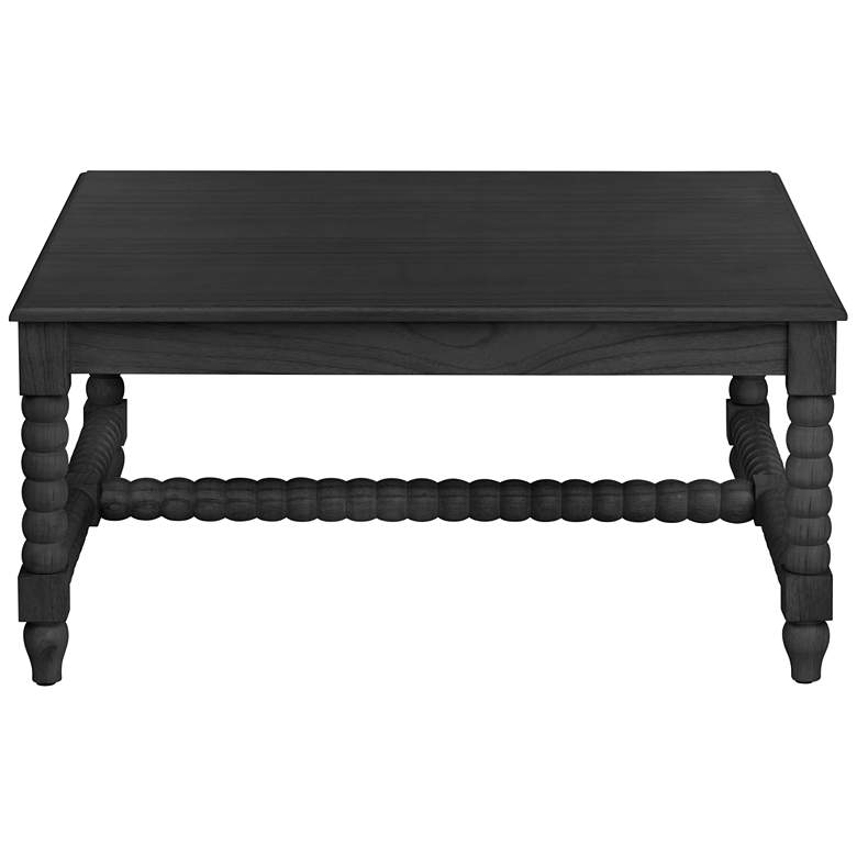 Image 1 Crestview Collection Meridian 34" Wide Black Cocktail Table