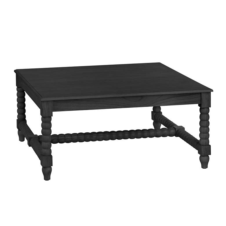 Image 2 Crestview Collection Meridian 34" Wide Black Cocktail Table more views