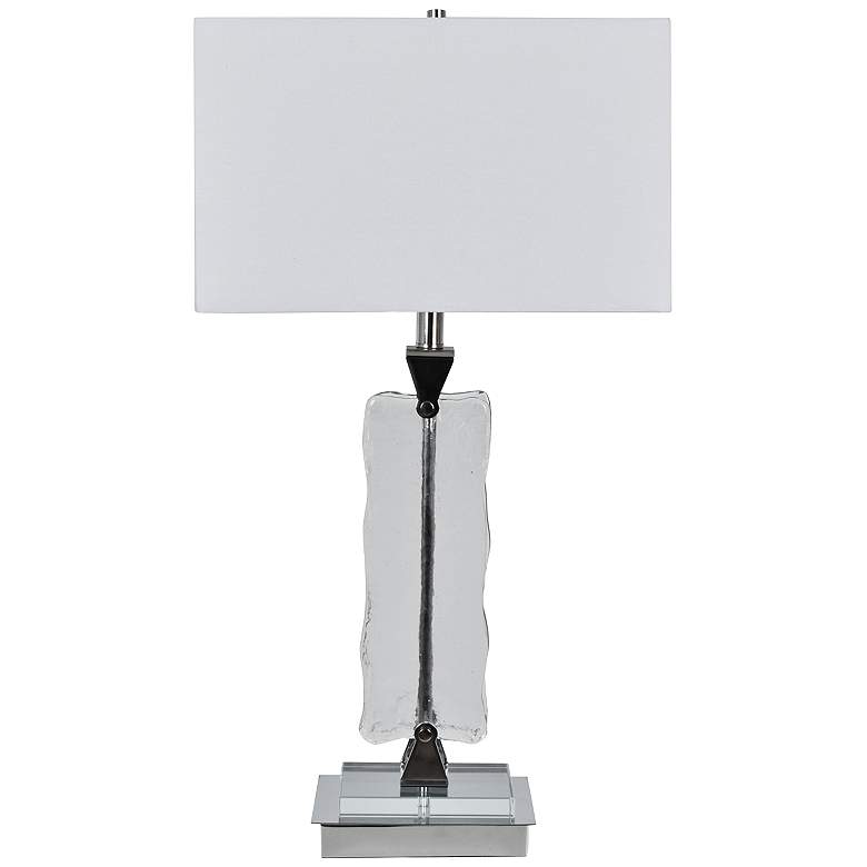 Image 1 Crestview Collection Meridian Clear Glass Table Lamp