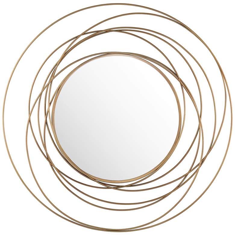 Image 1 Crestview Collection Metal Wall Mirror in Gold