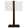 Crestview Collection Mills Rectangle Frame Metal Table Lamp