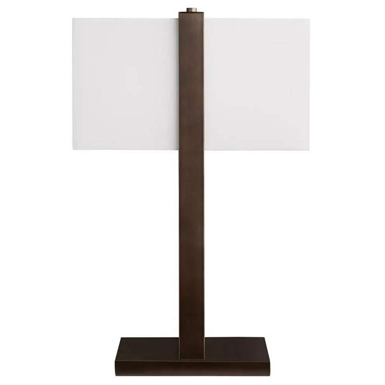 Image 1 Crestview Collection Mills Rectangle Frame Metal Table Lamp