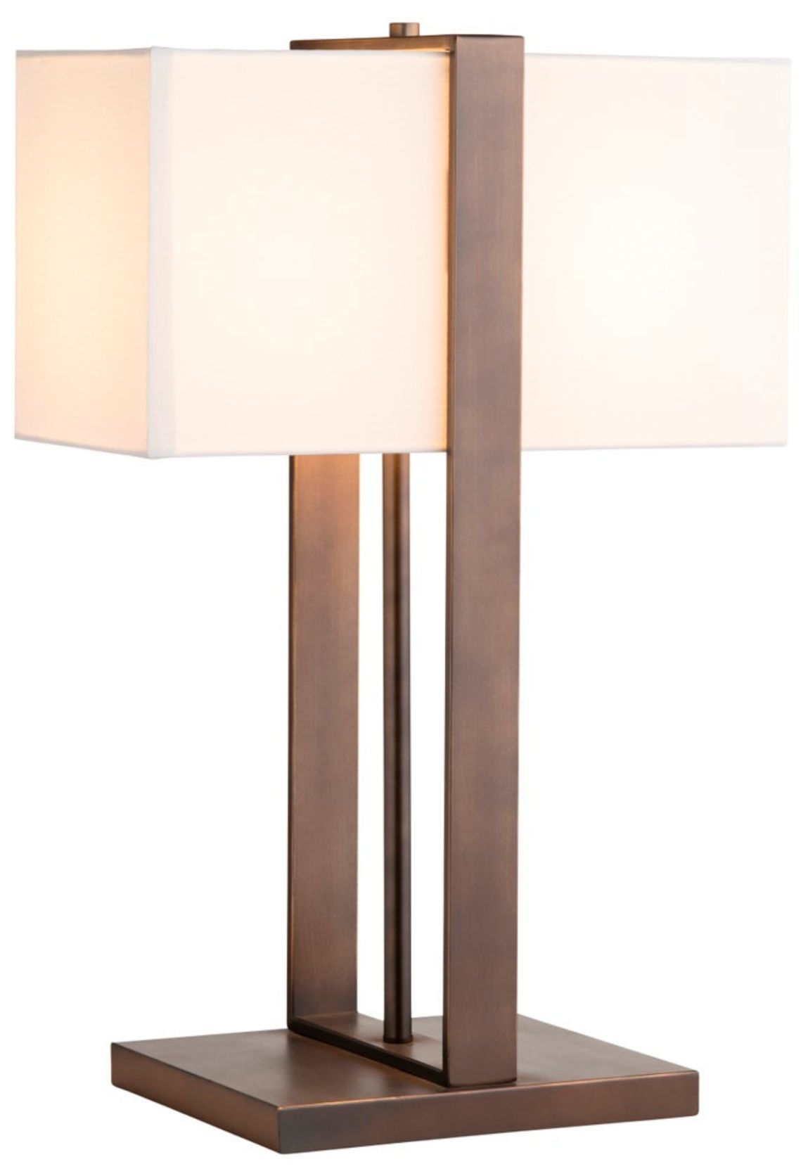 Thumbnail2 of Crestview Collection Mills Rectangle Frame Metal Table Lamp more views