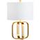 Crestview Collection Milo Gold Metal Table Lamp