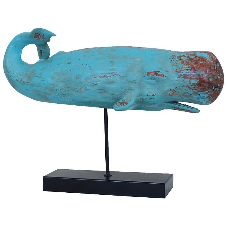 Image 1 Crestview Collection Moby Dick Blue Whale Sculpture
