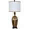 Crestview Collection Moment Toasted Gold Ceramic Table Lamp