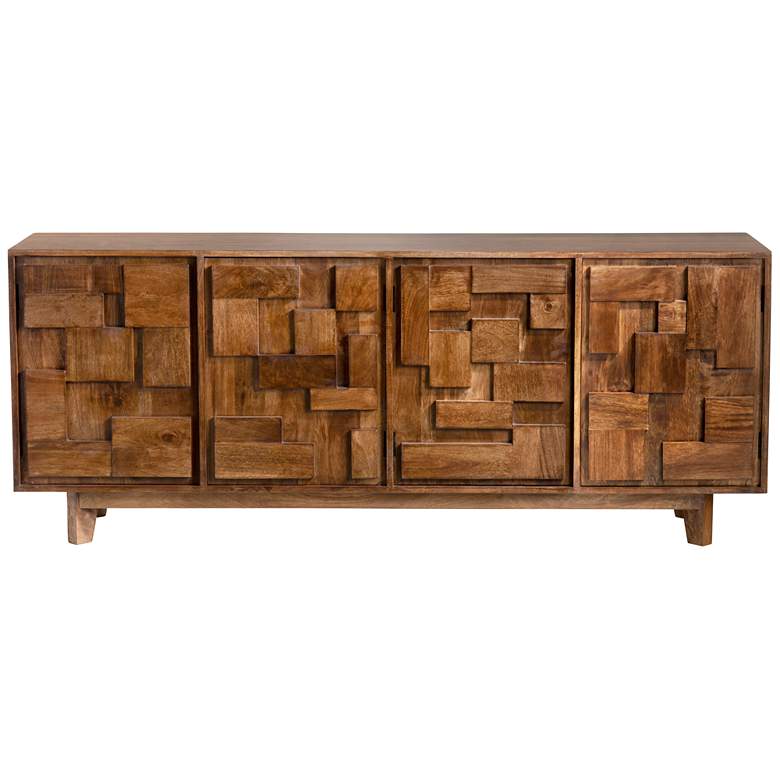 Image 1 Crestview Collection Mondrian Four-Door Wooden Sideboard