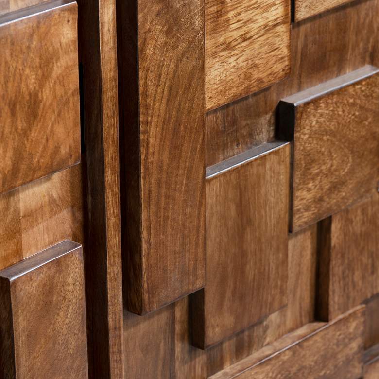 Image 2 Crestview Collection Mondrian Four-Door Wooden Sideboard more views
