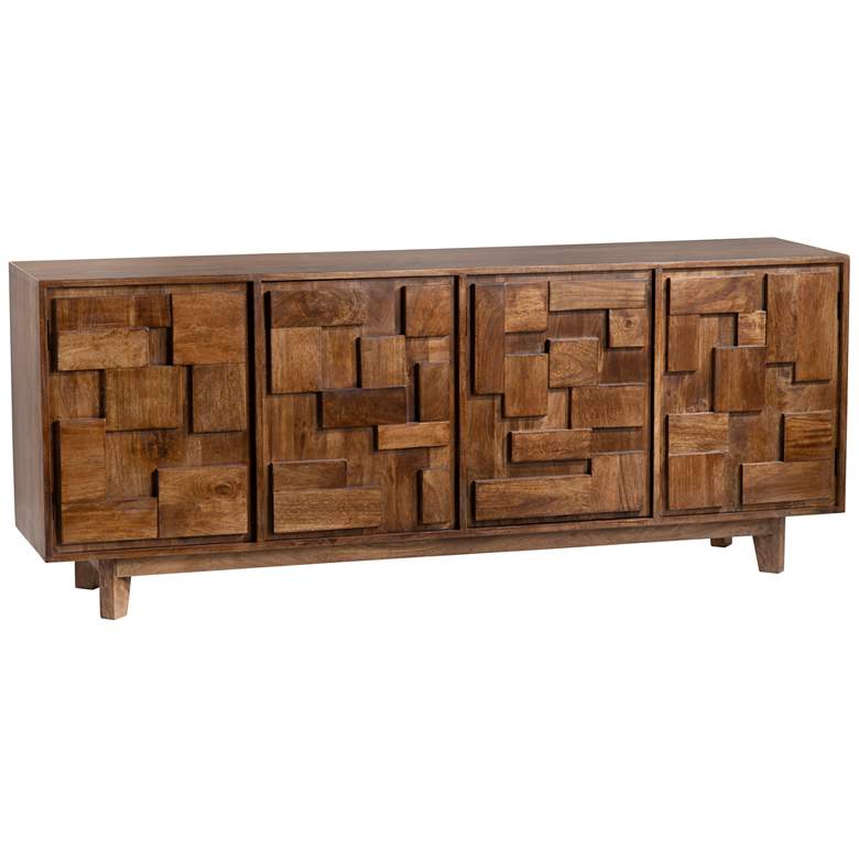 Image 4 Crestview Collection Mondrian Four-Door Wooden Sideboard more views