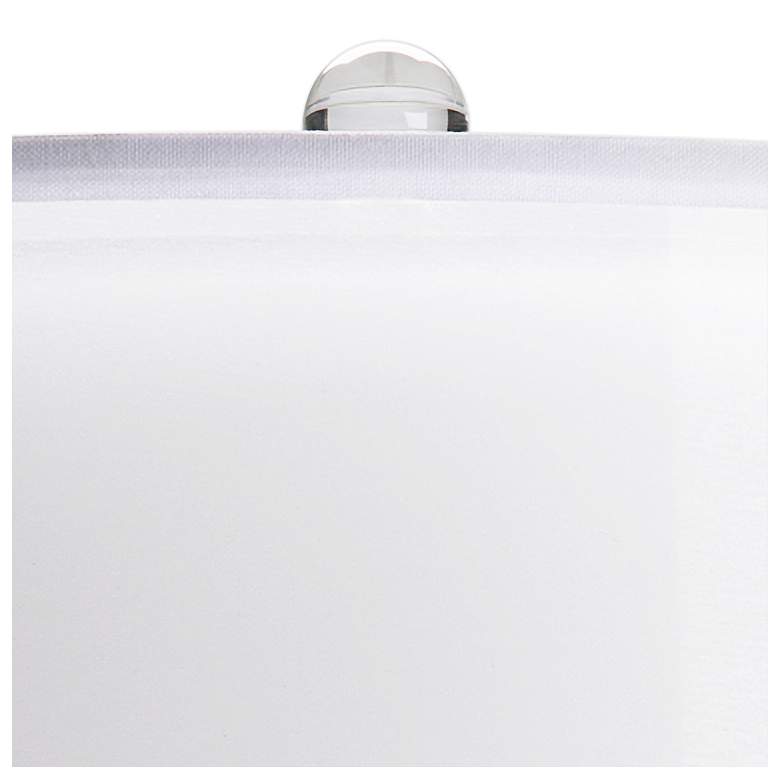 Image 3 Crestview Collection Monticito Ivory and Soft Blue Ceramic Table Lamp more views
