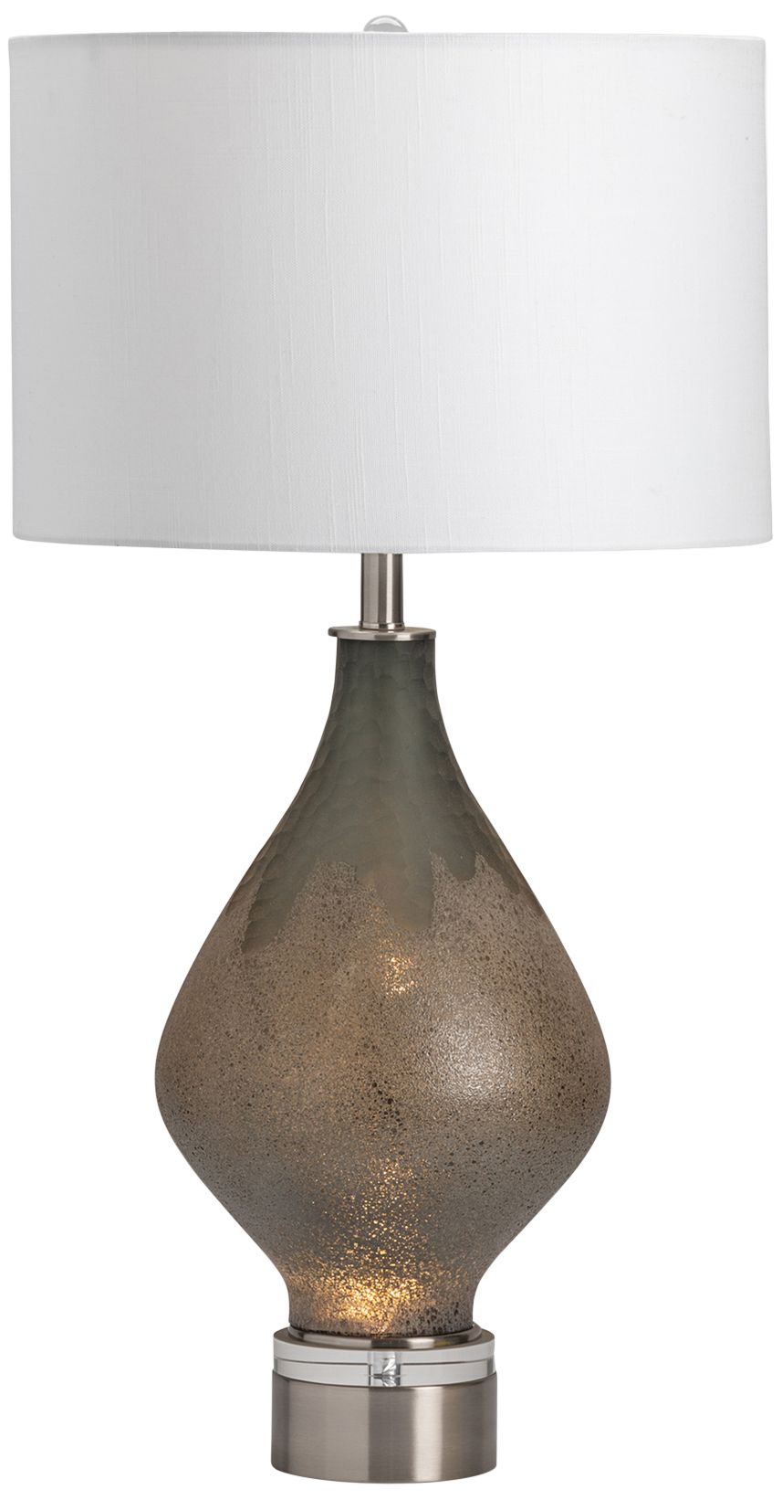 Crestview Collection Moody Gray Glass Table Lamp 330P1 Lamps Plus