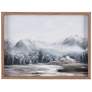 Crestview Collection Mountain Escape Framed Canvas Wall D&#233;cor