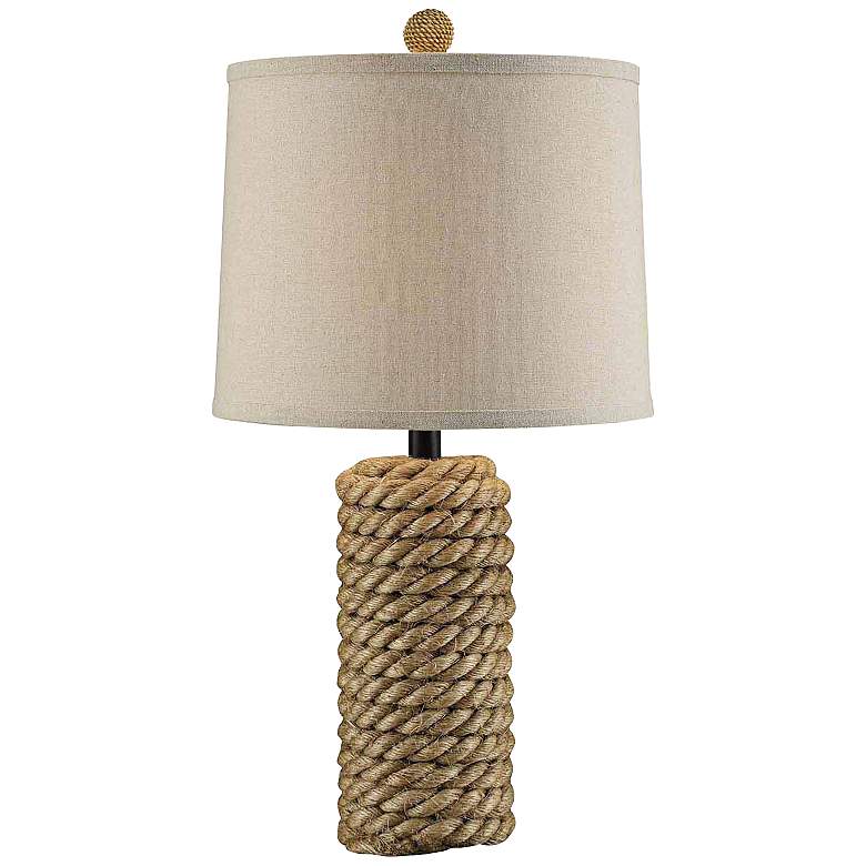 Image 1 Crestview Collection Natural Rope Bolt Table Lamp