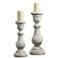 Crestview Collection Newport Pillar Candle Holders Set of 2