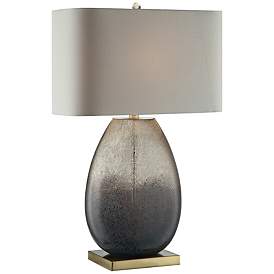 Image1 of Crestview Collection Noah 29 1/2" High Modern Smoked Glass Table Lamp