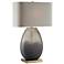 Crestview Collection Noah 29 1/2" High Modern Smoked Glass Table Lamp