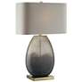 Crestview Collection Noah 29 1/2" High Modern Smoked Glass Table Lamp