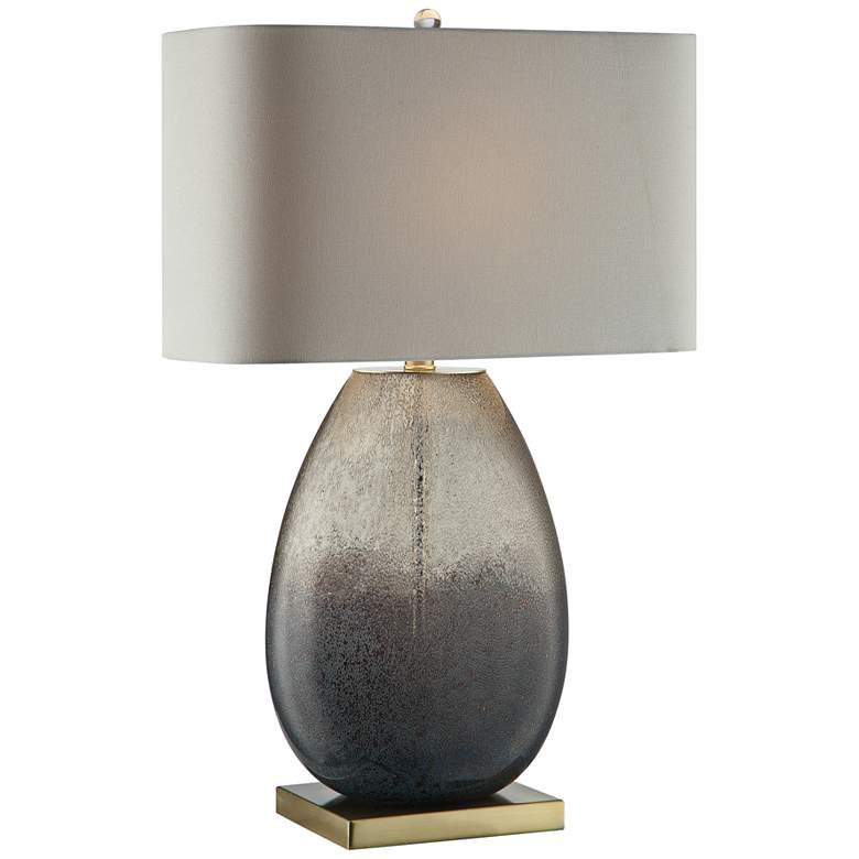 Image 1 Crestview Collection Noah 29 1/2" High Modern Smoked Glass Table Lamp