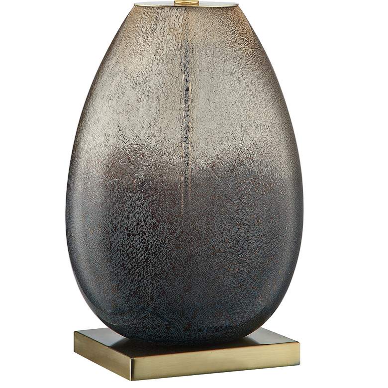 Image 2 Crestview Collection Noah 29 1/2 inch High Modern Smoked Glass Table Lamp more views