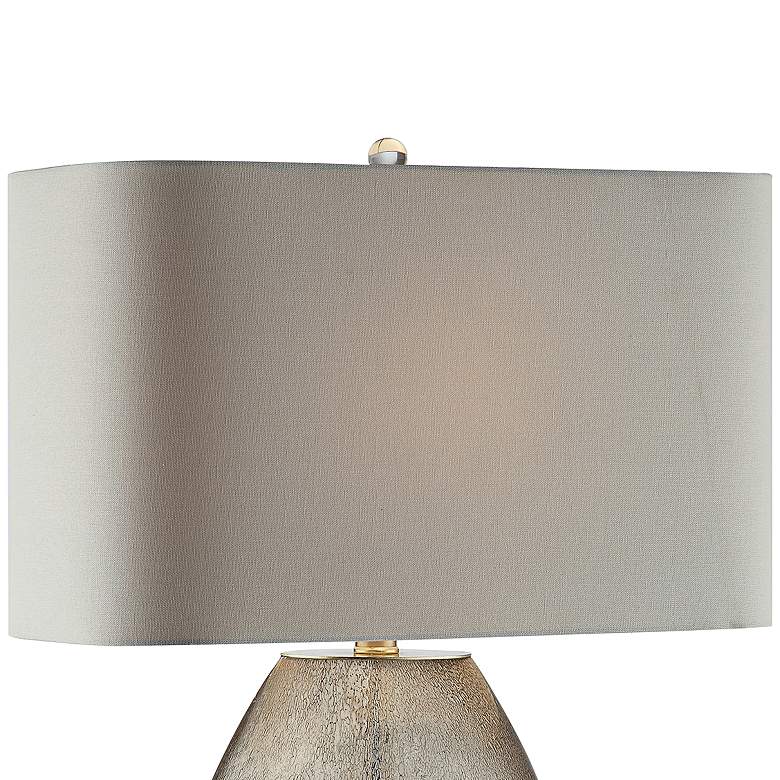 Image 3 Crestview Collection Noah 29 1/2" High Modern Smoked Glass Table Lamp more views