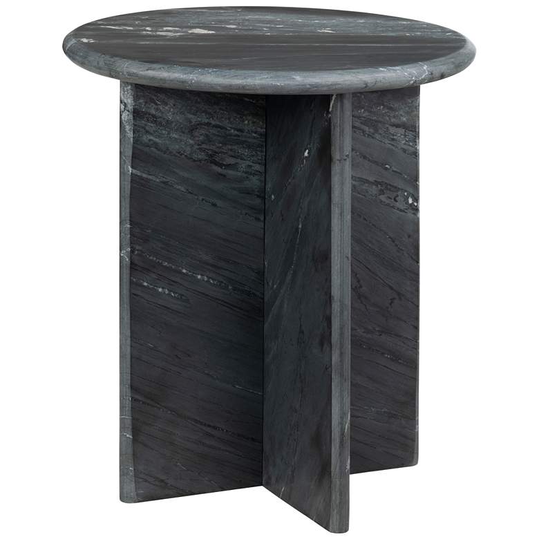 Image 1 Crestview Collection Noir Marble End Table
