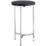 Crestview Collection Obsidian Marble Accent Table